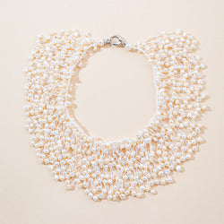 Linton Jewelry Multi Pearl Collar Necklace
