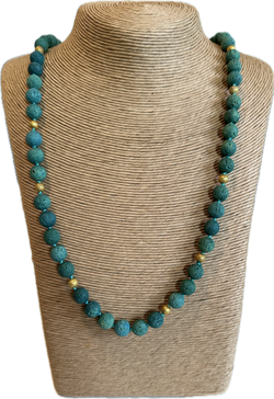 Lava bead necklace