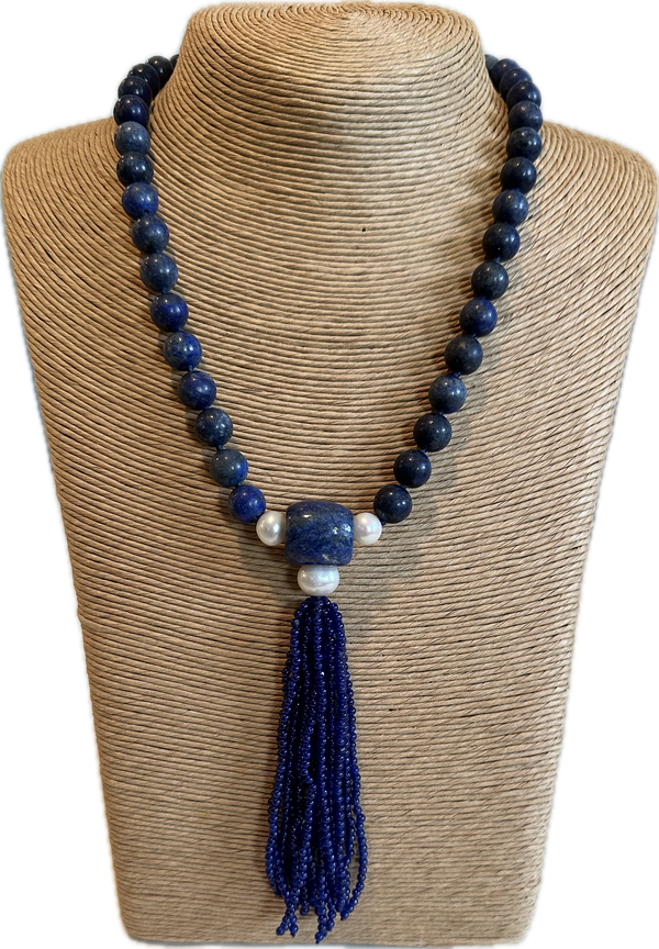 Blue lapis necklace