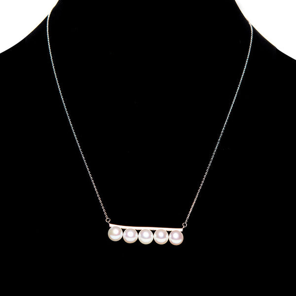 Pearl Bar Necklace