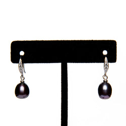 Black Pearl Earrings