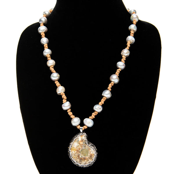 Abalone Pendant Necklace